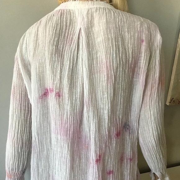 Free People Tie-Dye Button-Up Midi Dress - Picture 7 of 11
